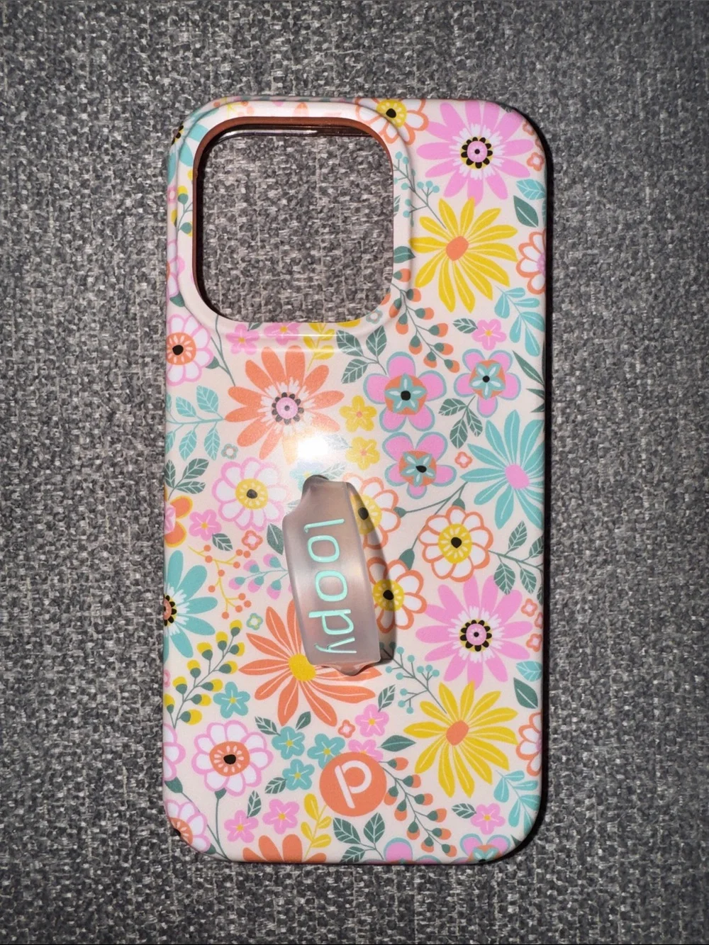 Floral Burst Loopy Phone Case iPhone 15 Pro